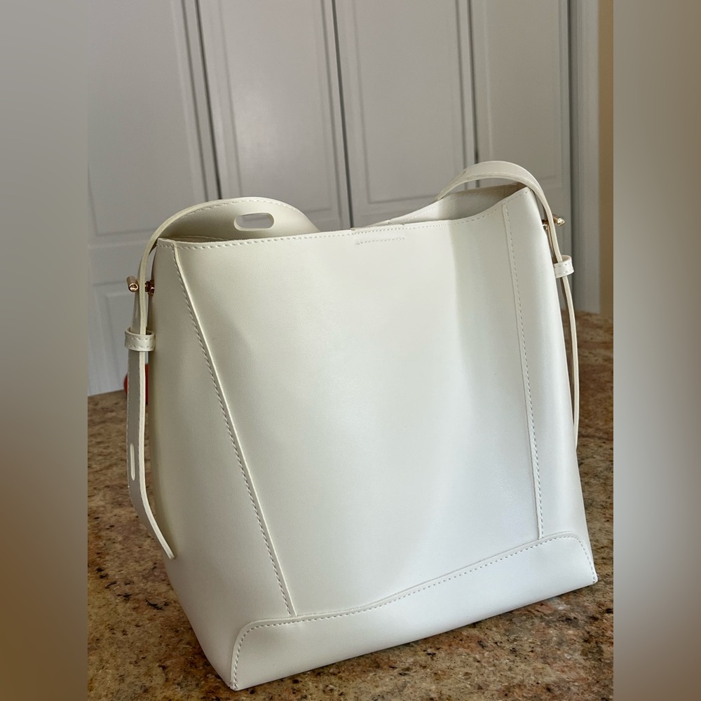 Brand new off-white vegan handbag